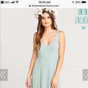 Jenn Maxi Dress - Silver Sage Crisp